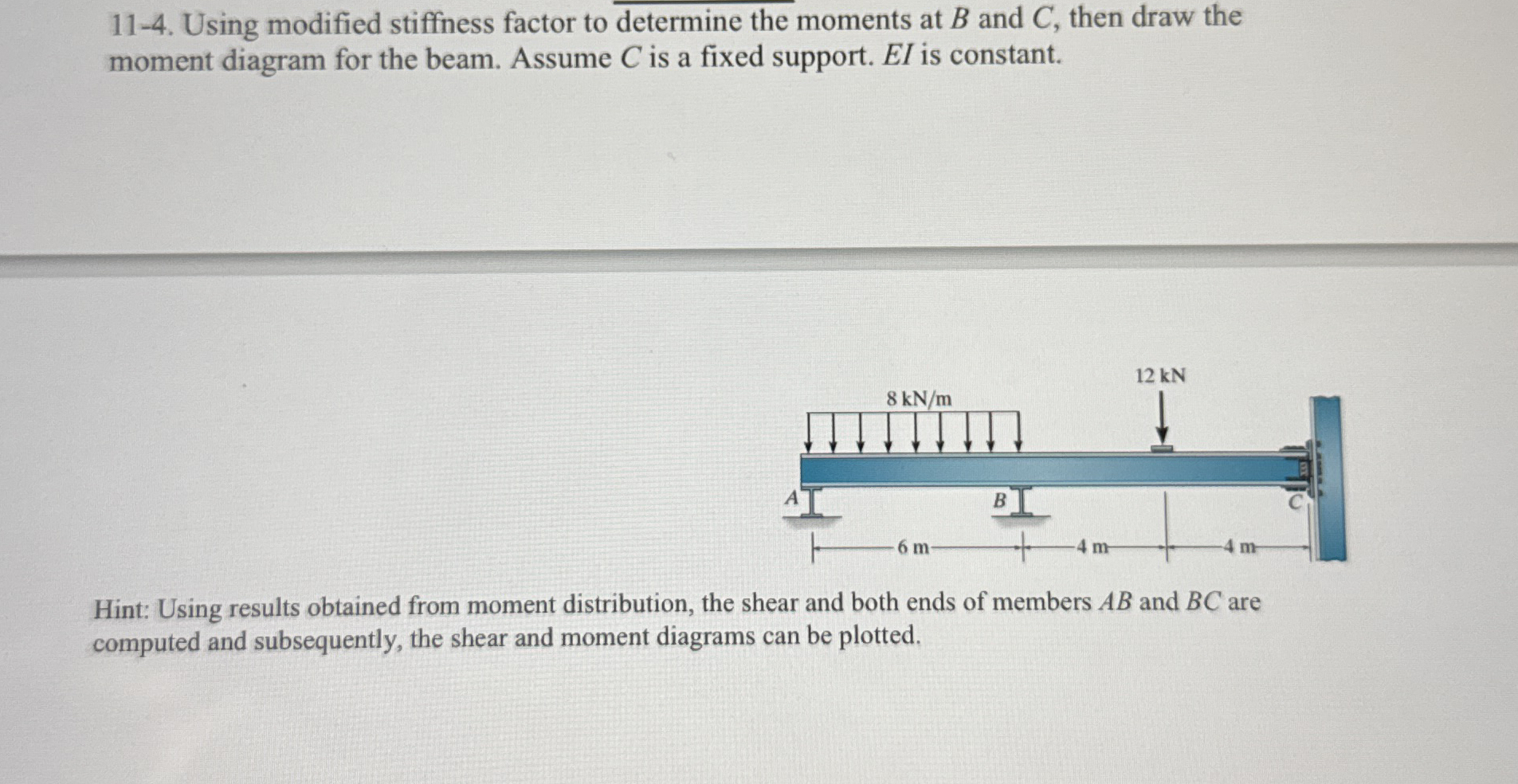 1 1 - 4 . Using modified stiffness factor to