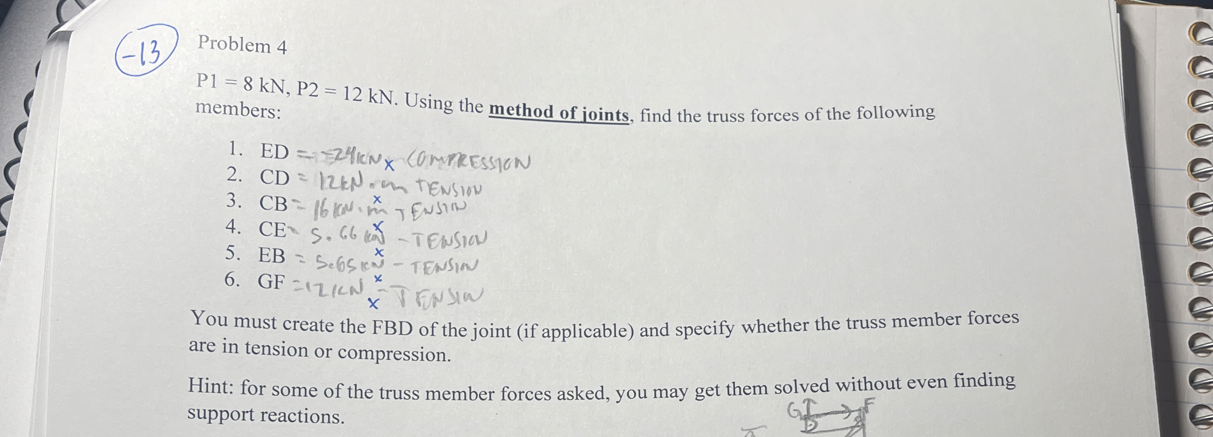 Can you please show the correct steps to solve