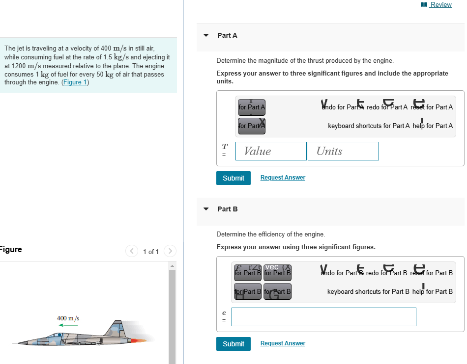 The jet is traveling at a velocity of \ ( 4 0 0 \
