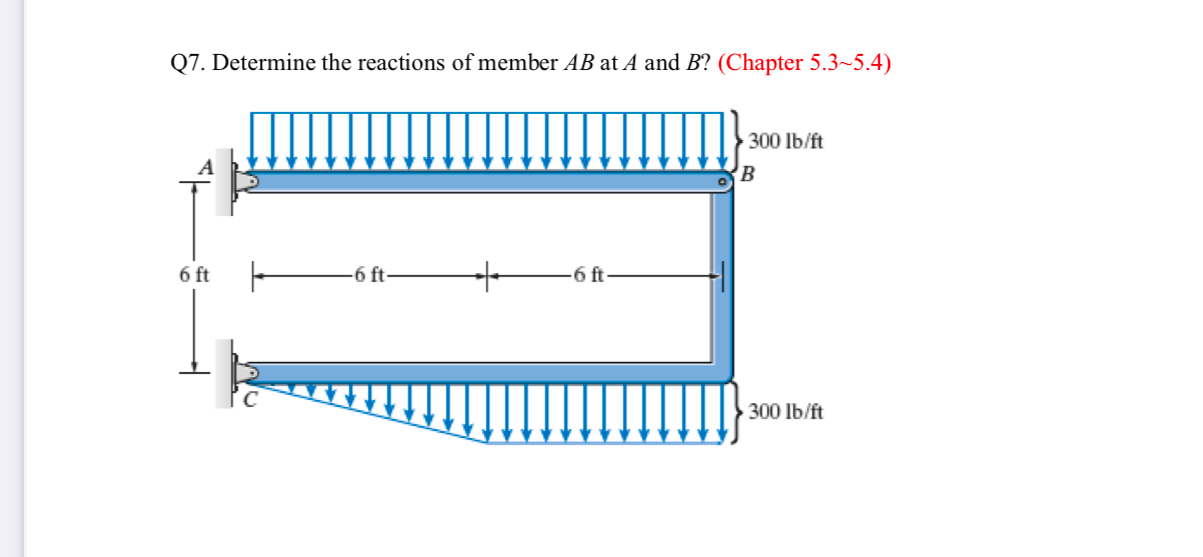 Q 8 . Determine the internal forces and moment at