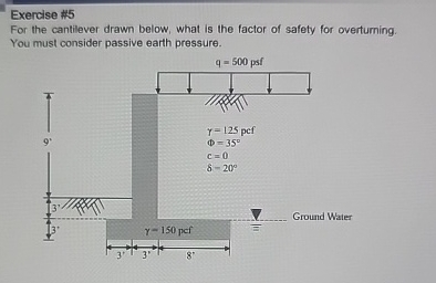C mo resolver Exercise 5 For the cantilever drawn