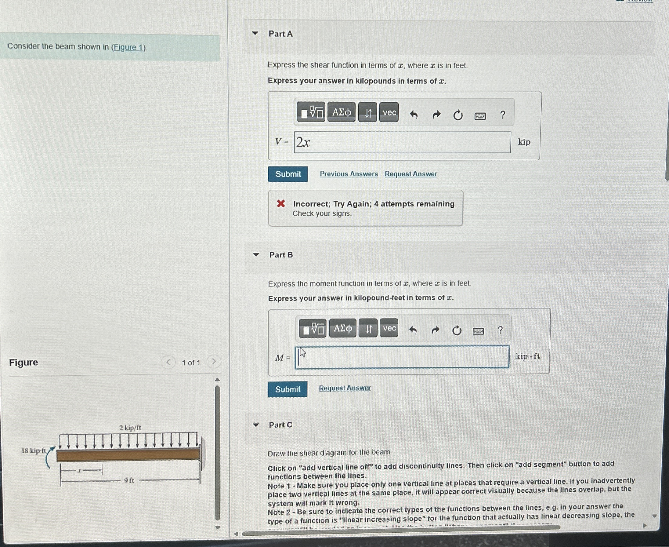 Consider the beam shown in ( Figure 1 ) . Figure