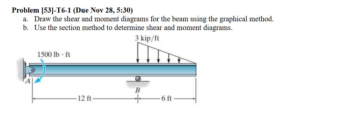 Problem [ 5 3 ] - T 6 - 1 ( Due Nov 2 8 , 5 : 3 0
