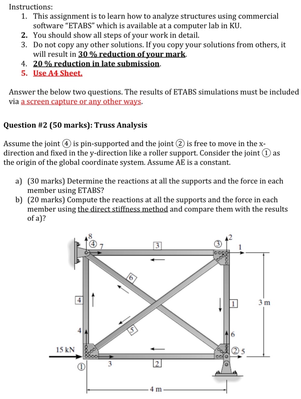 Instructions: This assignment is to learn how to
