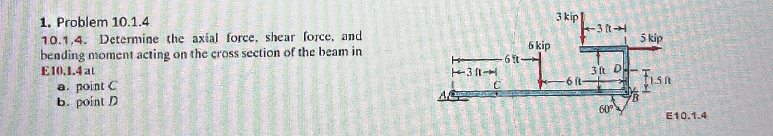 Problem 1 0 . 1 . 4 1 0 . 1 . 4 . Determine the