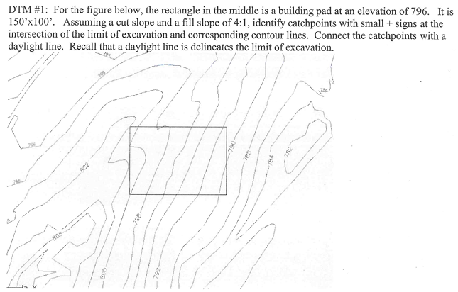 DTM \ # 1 : For the figure below, the rectangle