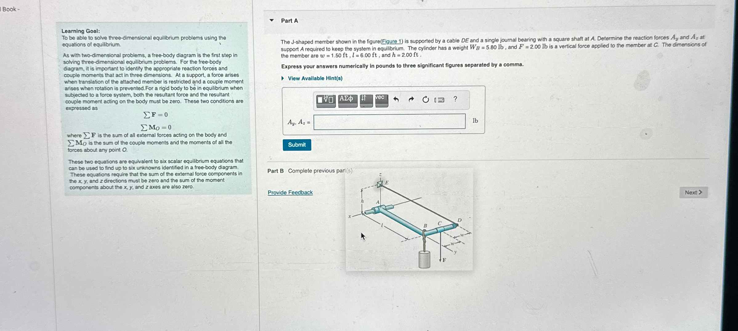 Book - Learning Goal: To be able to solve three -