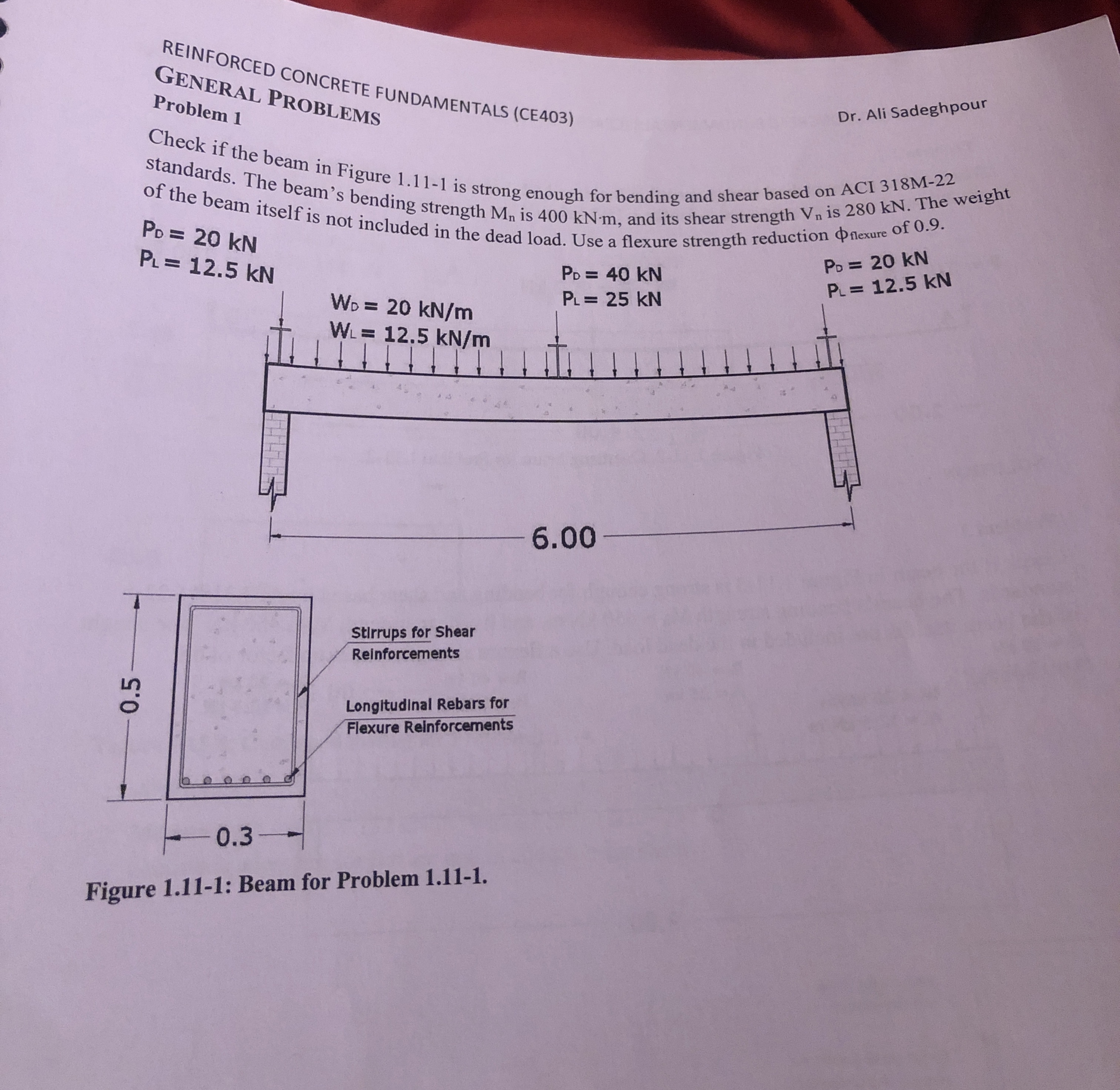 REINFORCED CONCRETE FUNDAMENTALS ( CE 4 0 3 )