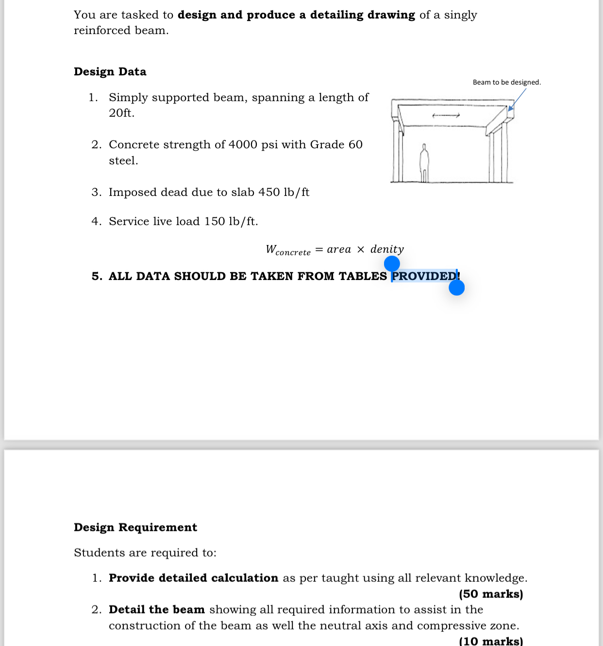 You are tasked to design and produce a detailing