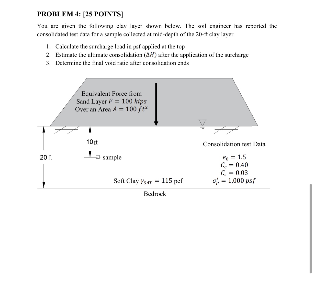 PROBLEM 4 : [ 2 5 POINTS ] You are given the