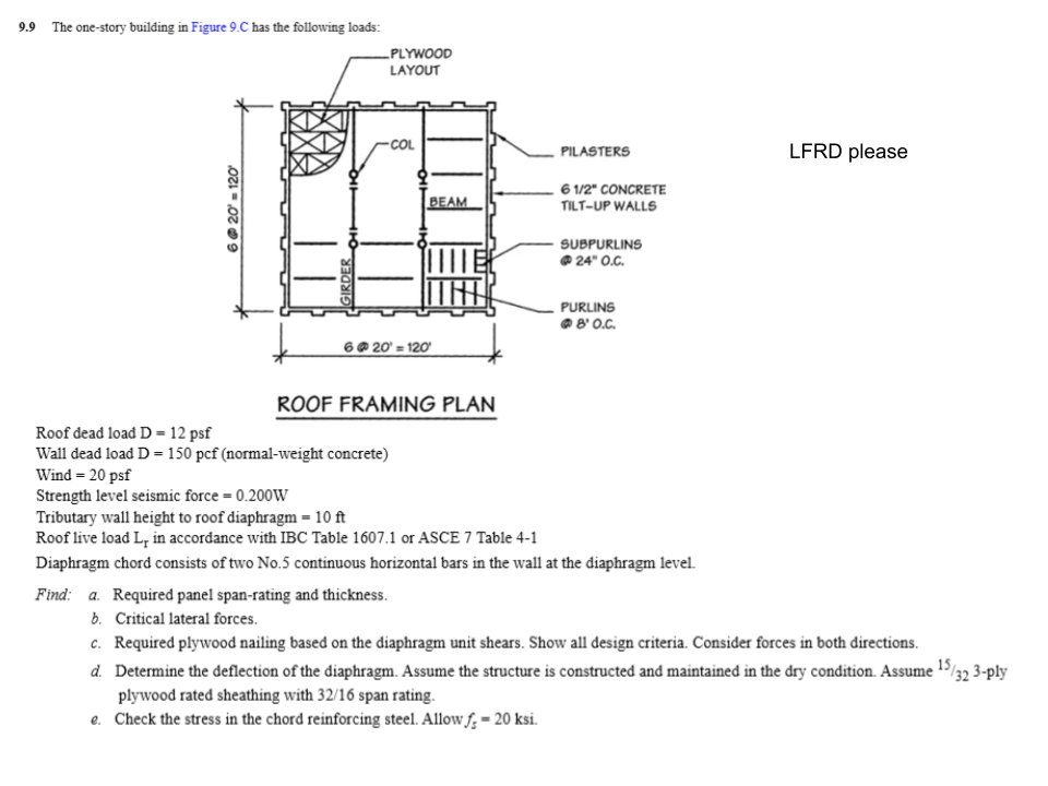 9 . 9 The one - story building in Figure 9 . C