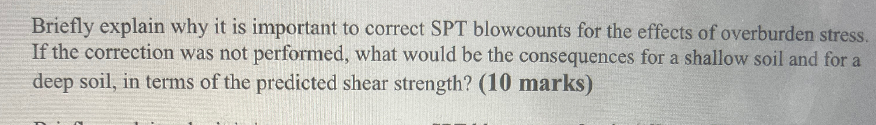 Briefly explain why it is important to correct