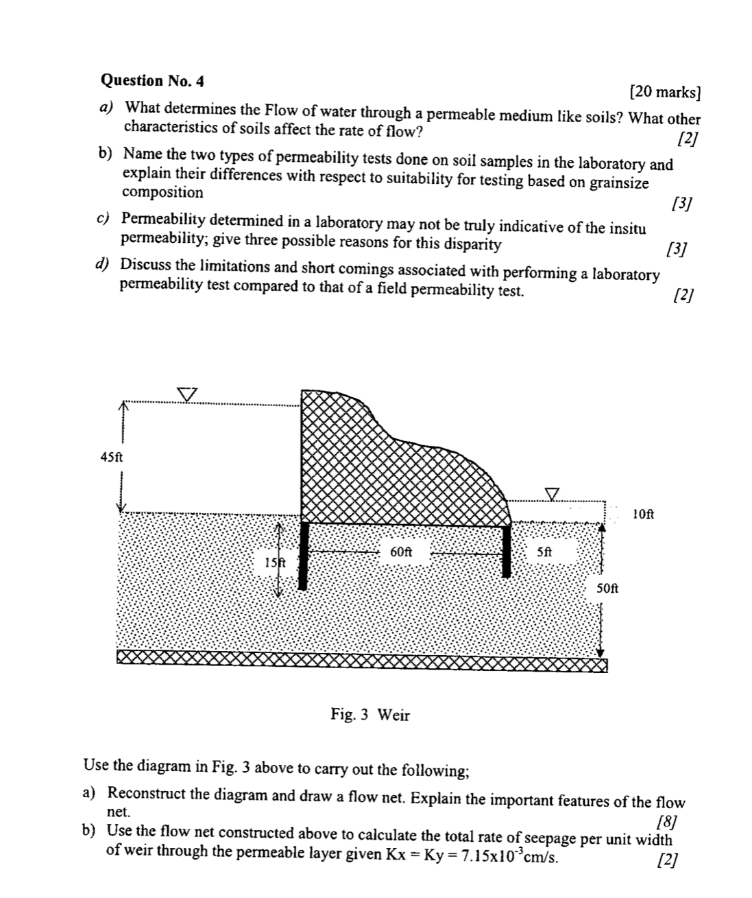Question No . 4 [ 2 0 marks ] a ) What determines