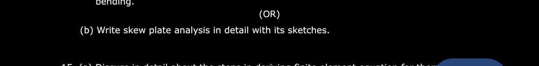 Write skew plate analysis in detail with its