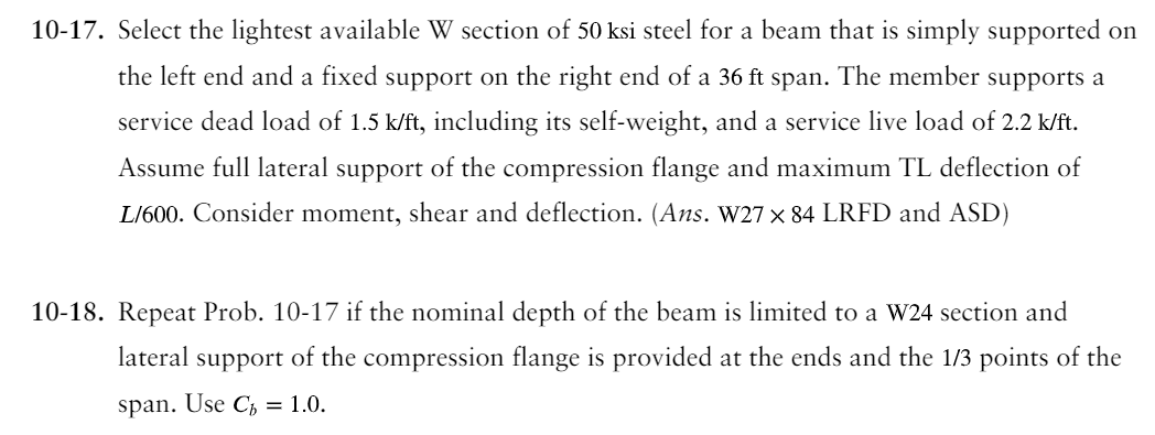 1 0 - 1 7 . Select the lightest available W