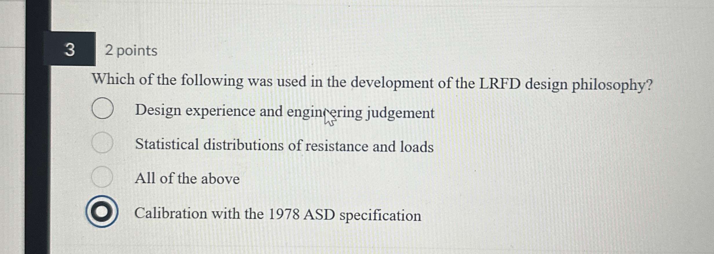 Which of the following was used in the