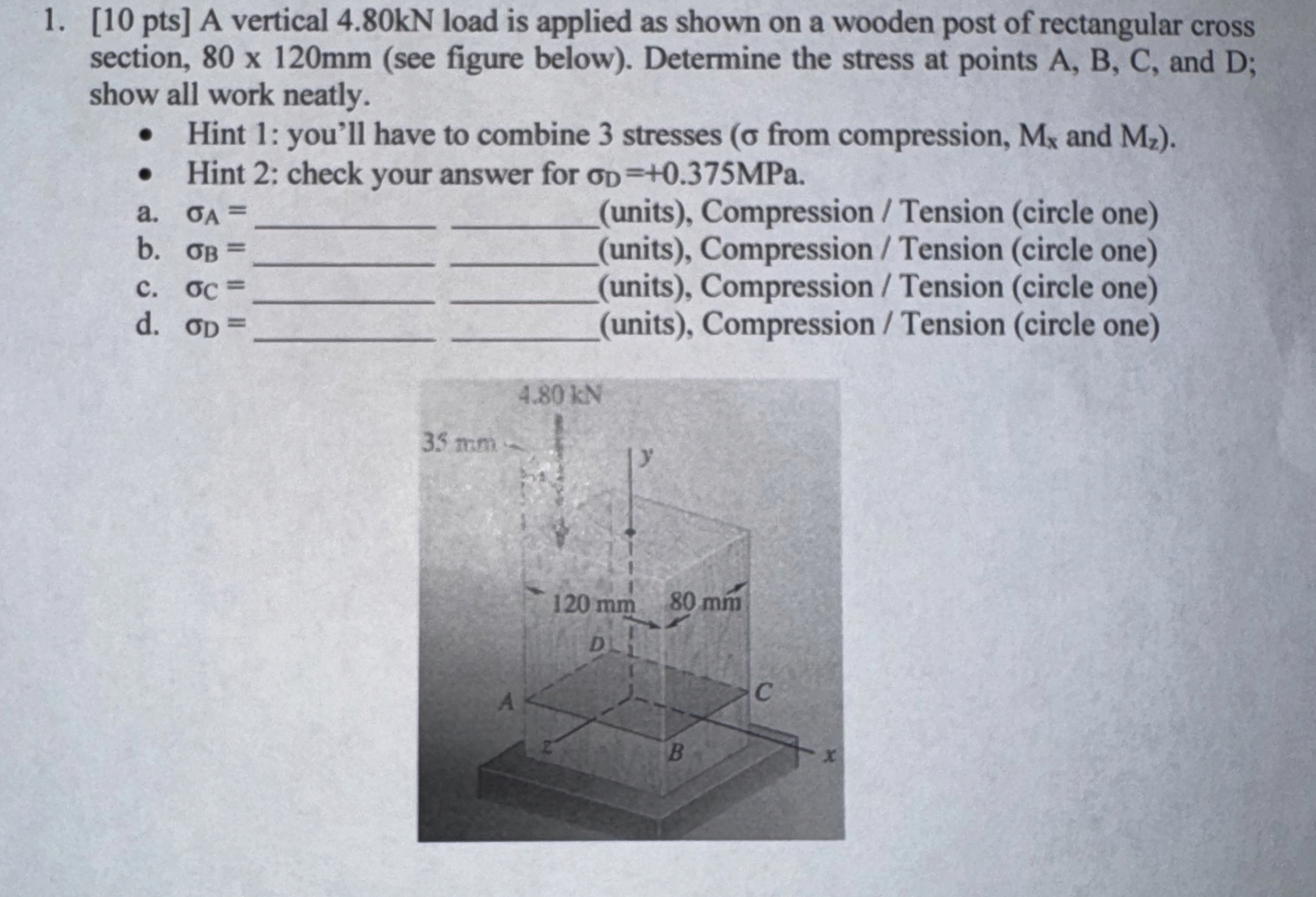 Compute the net positive suction head available (