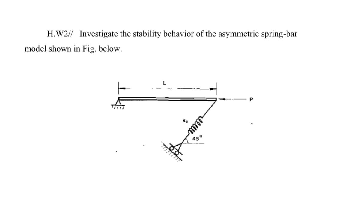 H . W 2 / / Investigate the stability behavior of