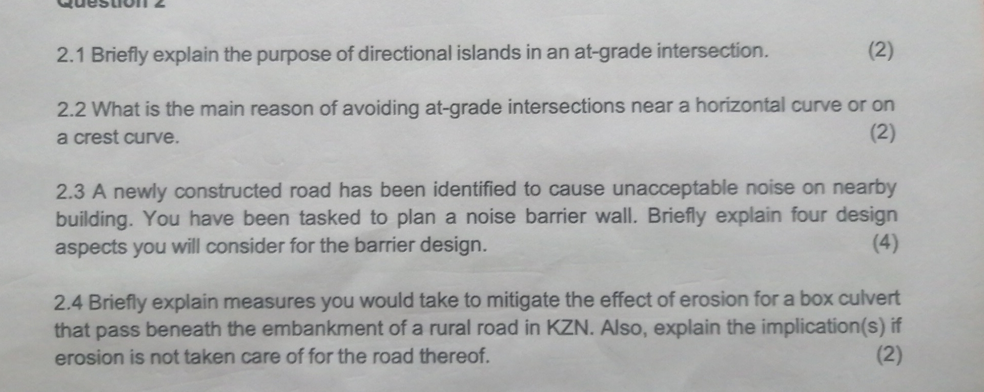 2 . 1 Briefly explain the purpose of directional