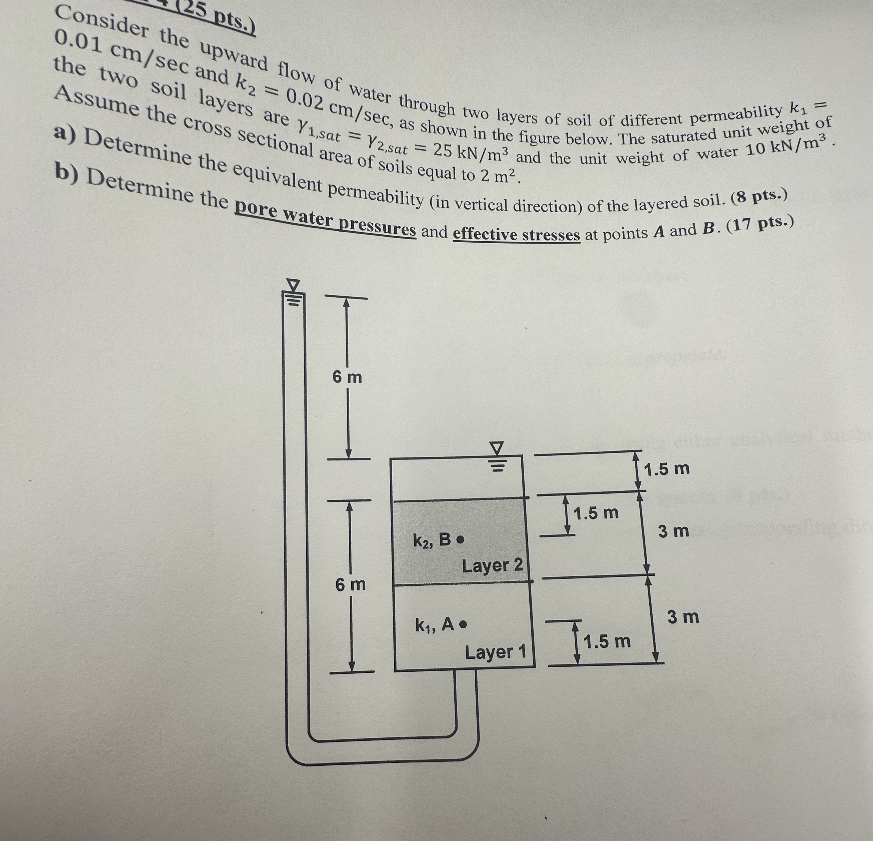 Conside 0 . 0 1 c m s e c und u 2 f l flow of