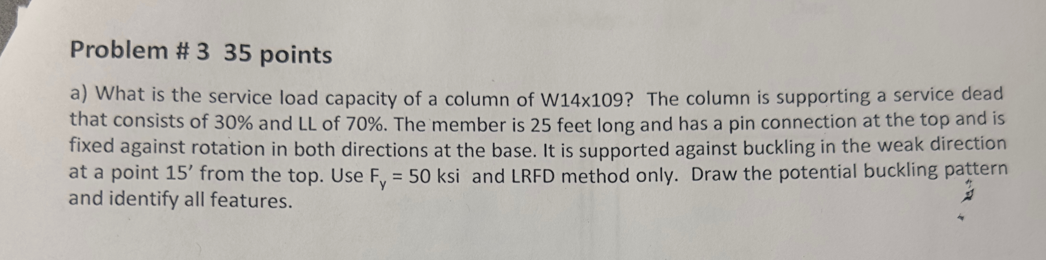 Problem # 3 3 5 points a ) What is the service