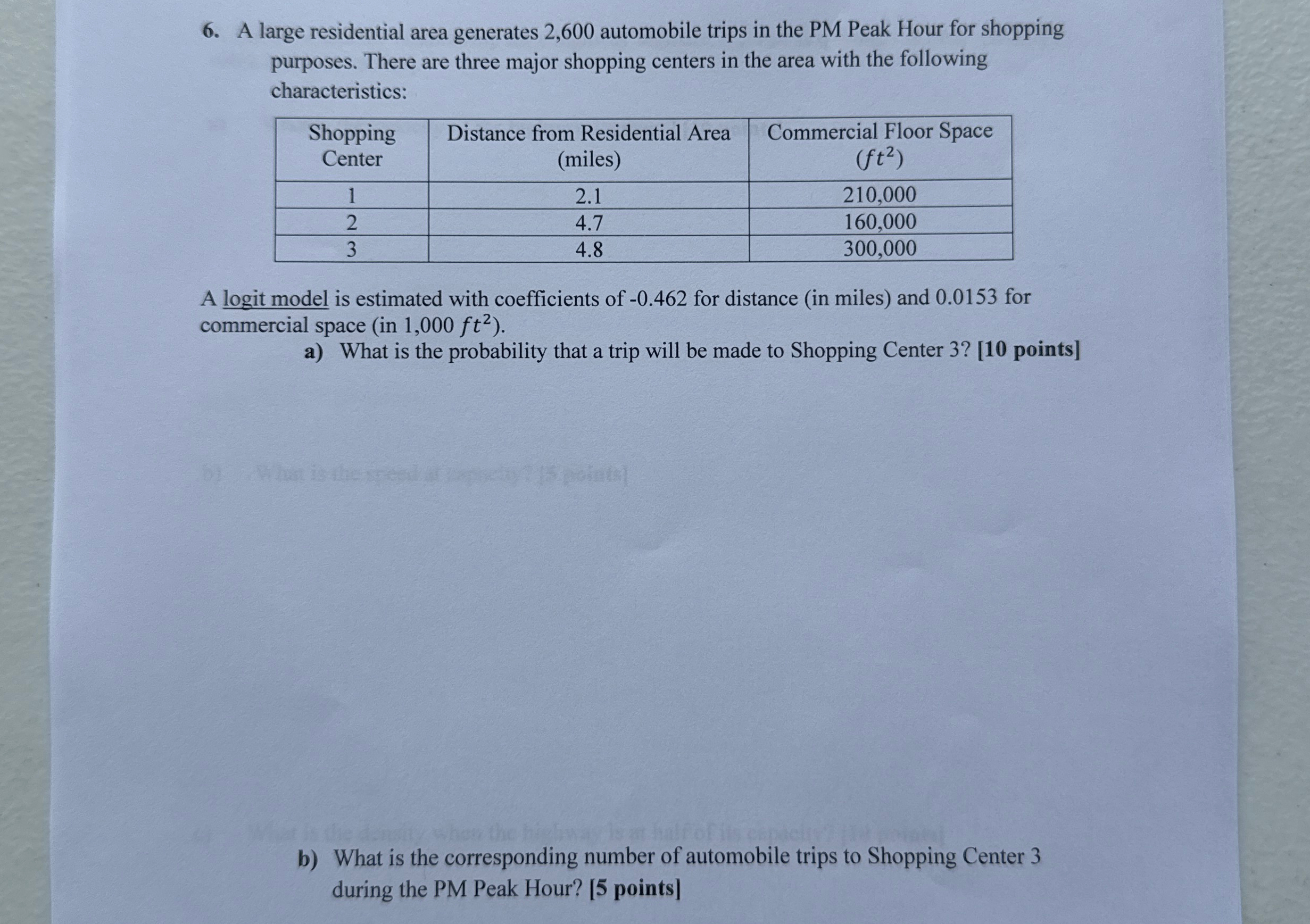 A large residential area generates 2 , 6 0 0