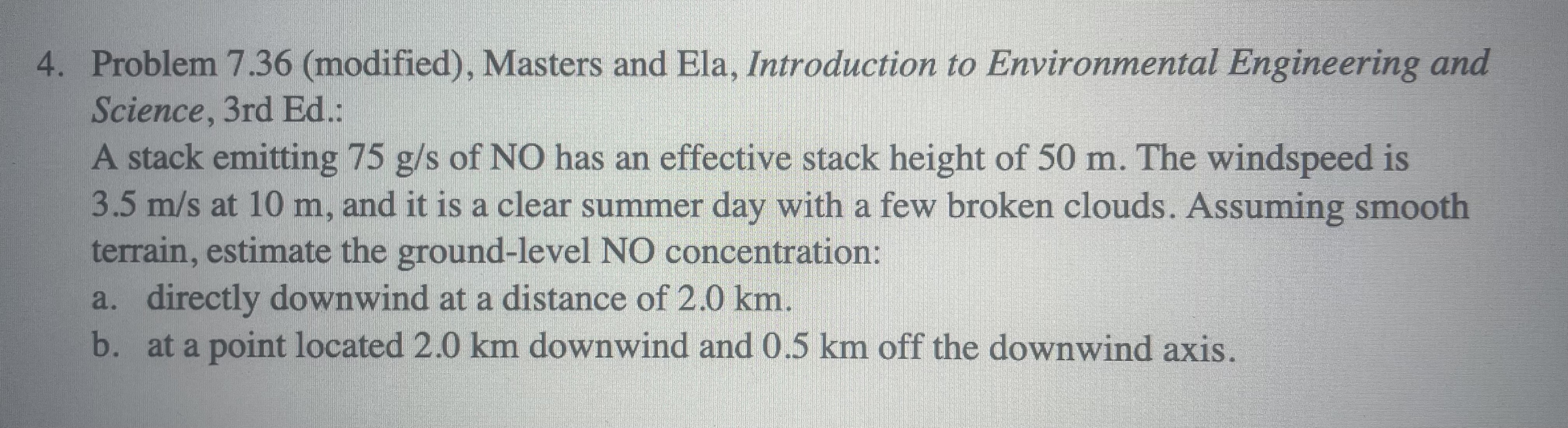 Problem 7 . 3 6 ( modified ) , Masters and Ela,
