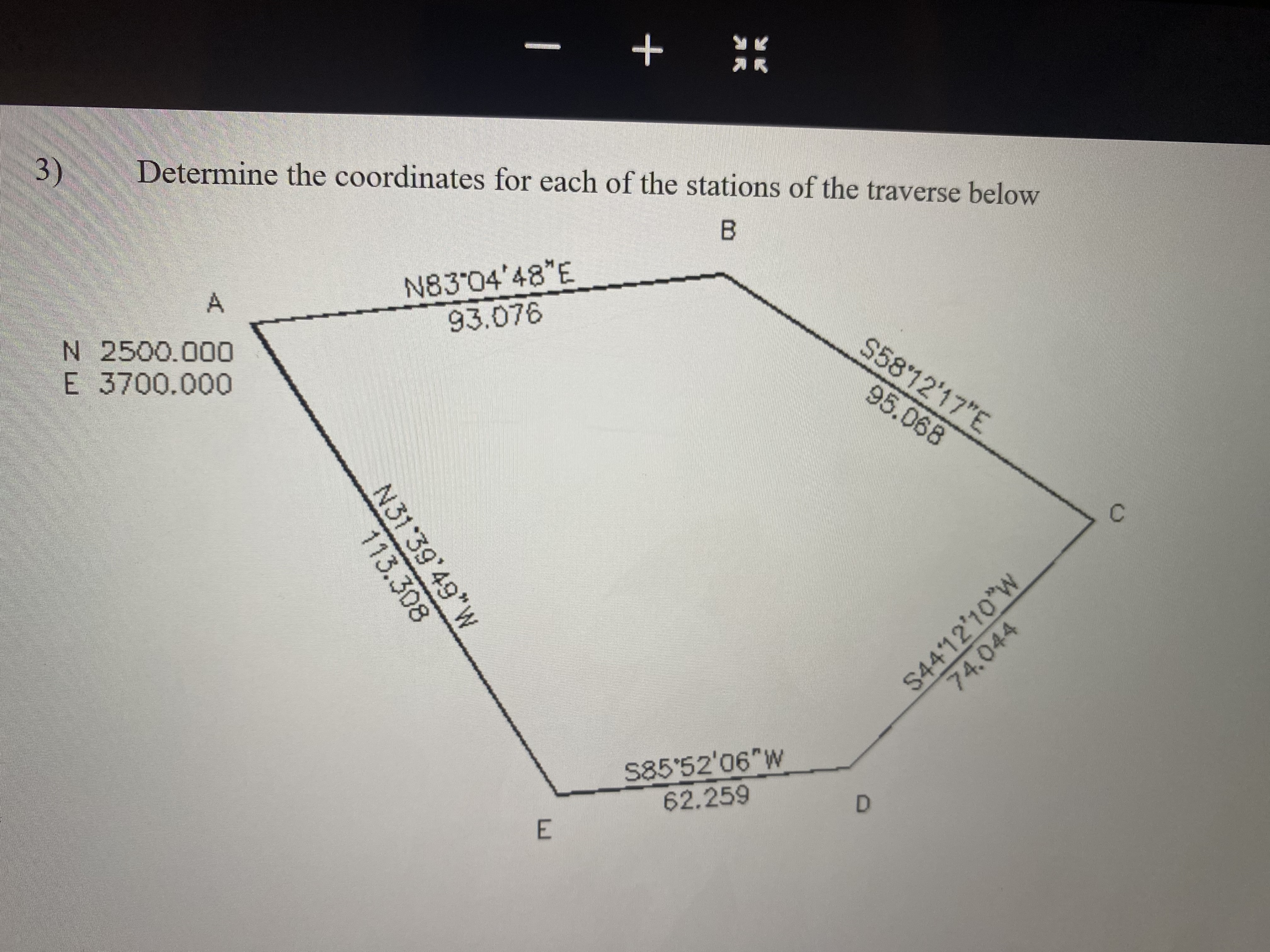 1 ) Point A has the following coordinates 3 5 6 7