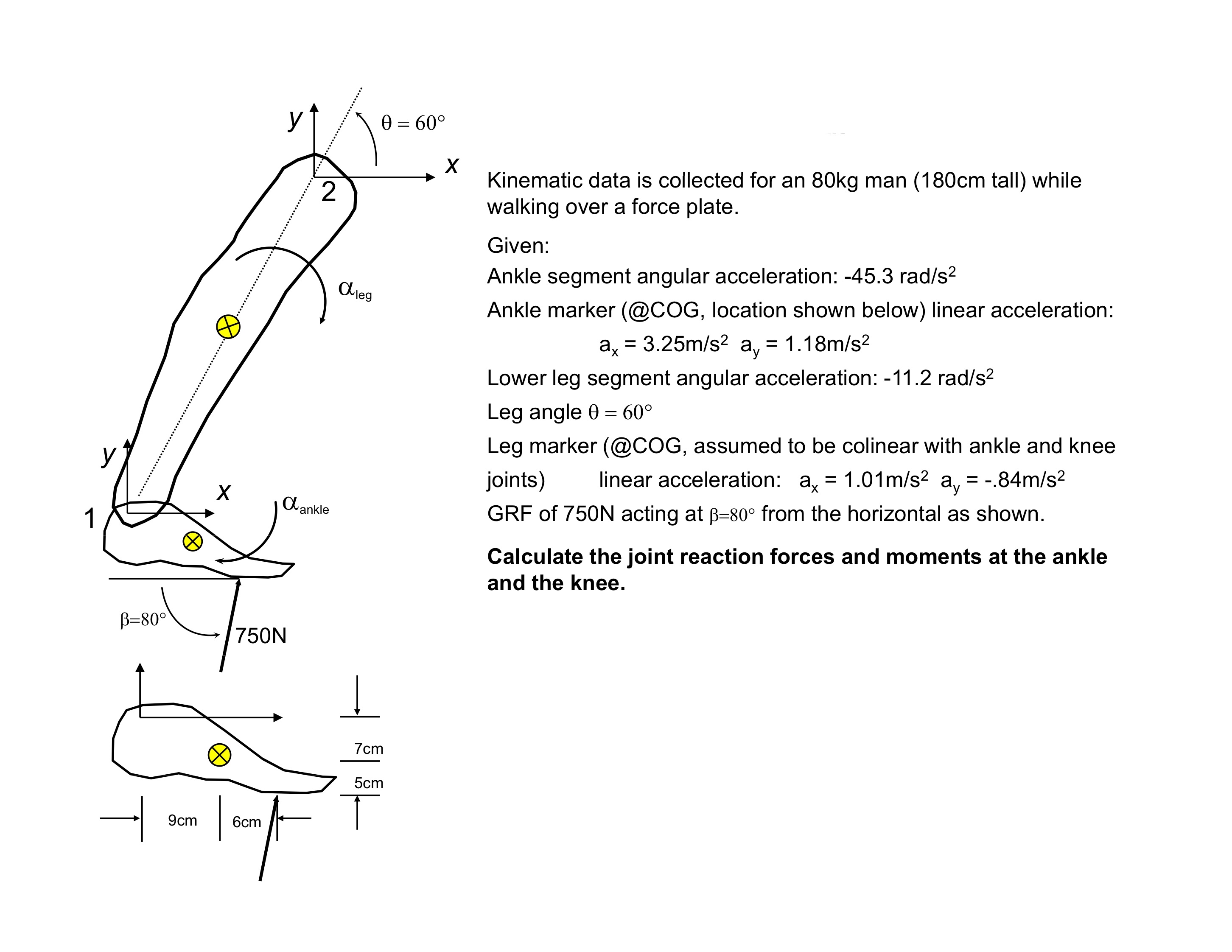 Please solve this dynamics problem! Thank you!