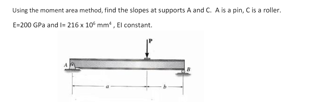 Where, a = 3 . 5 m , b = 1 m and p = 7 0 kn .