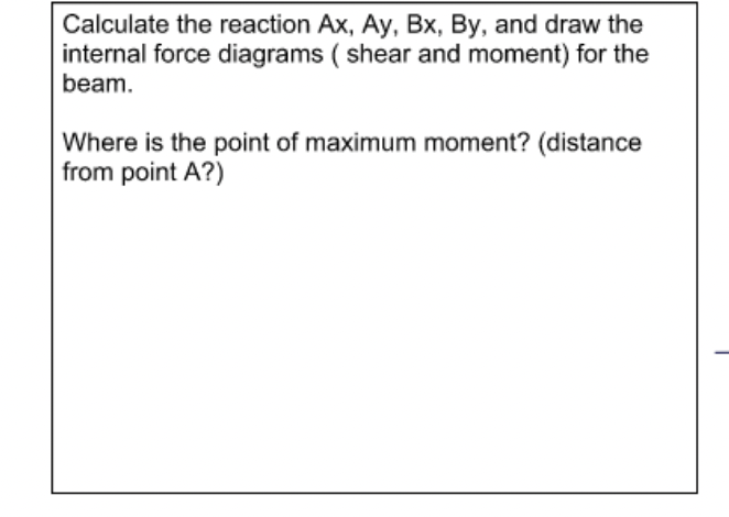 Calculate the reaction \ ( \ mathrm { Ax } , \
