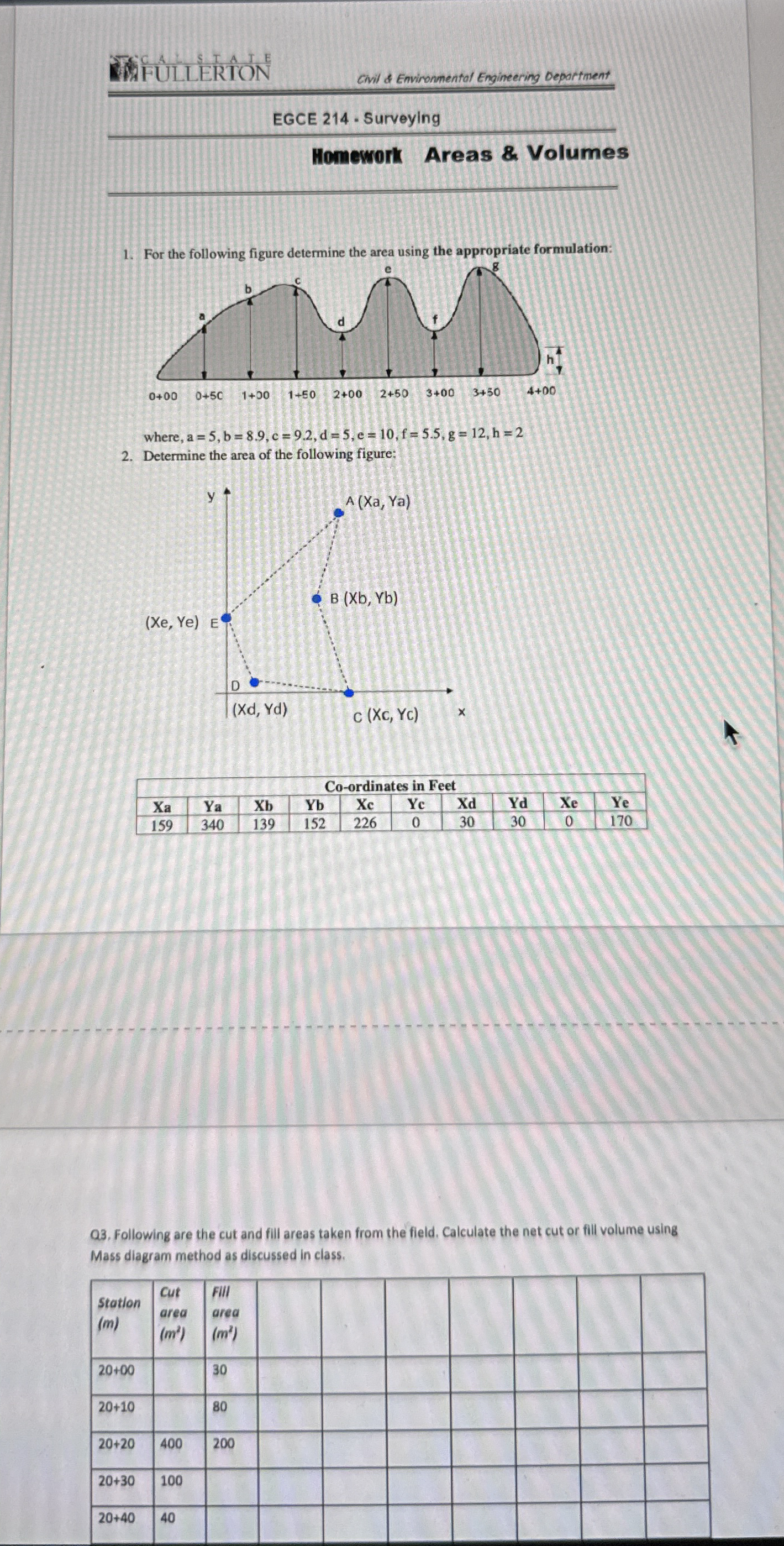 Cuil & Environmental Engineering Department EGCE