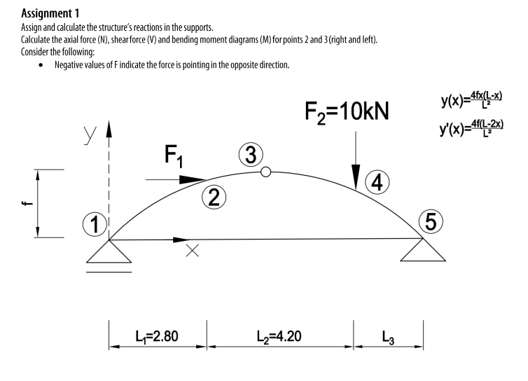 Assignment 1 Assign and calculate the structure's