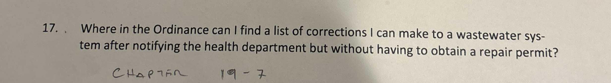 Where in the Ordinance can I find a list of
