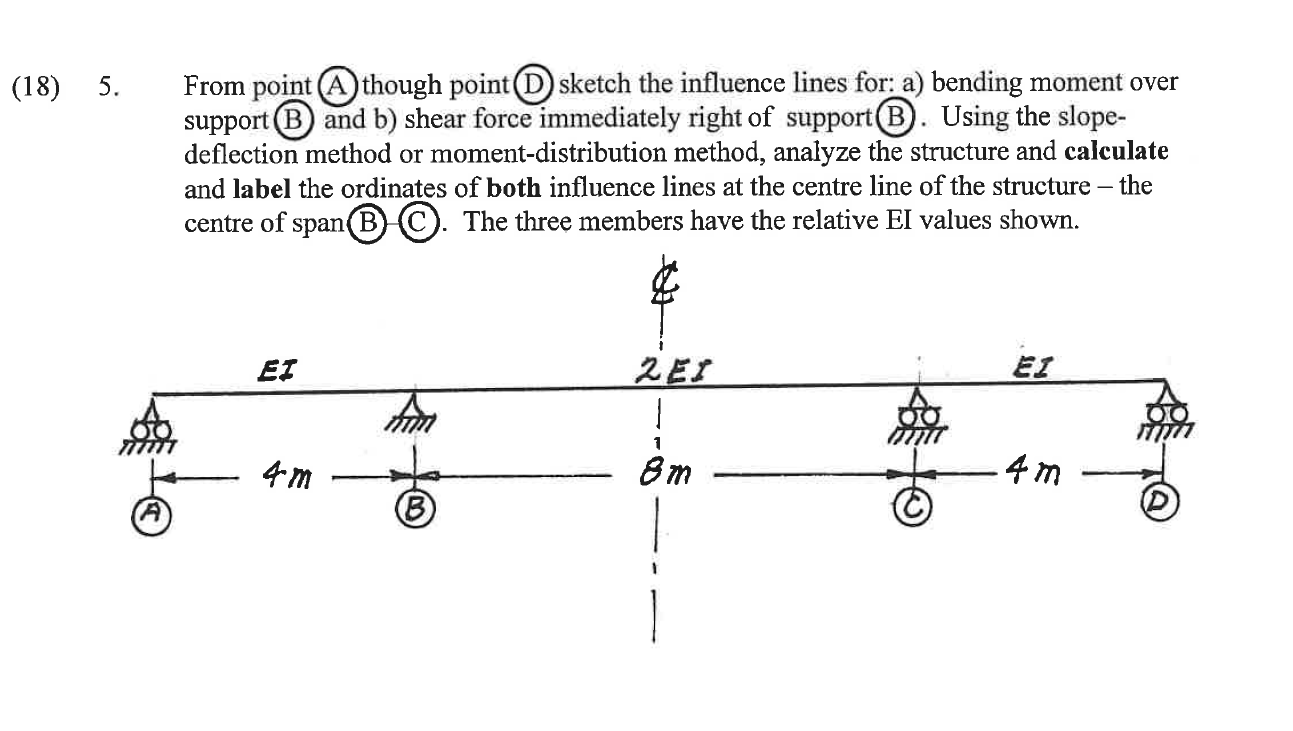 ( 1 8 ) 5 . From point ( A ) though point ( D )