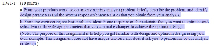 HW 1 - 1 : ( \ ( \ mathbf { 2 0 } \ ) points ) a