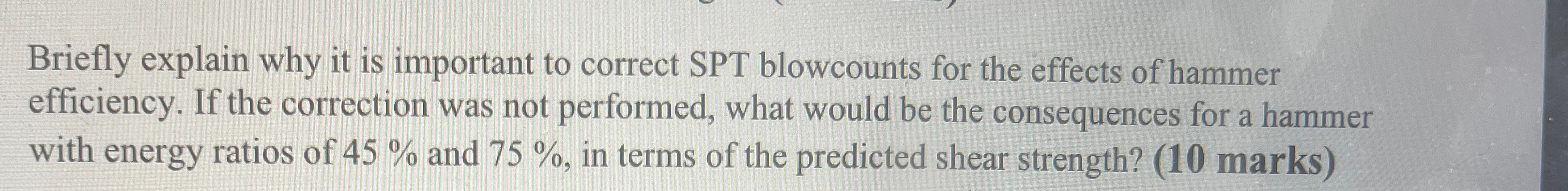 Briefly explain why it is important to correct