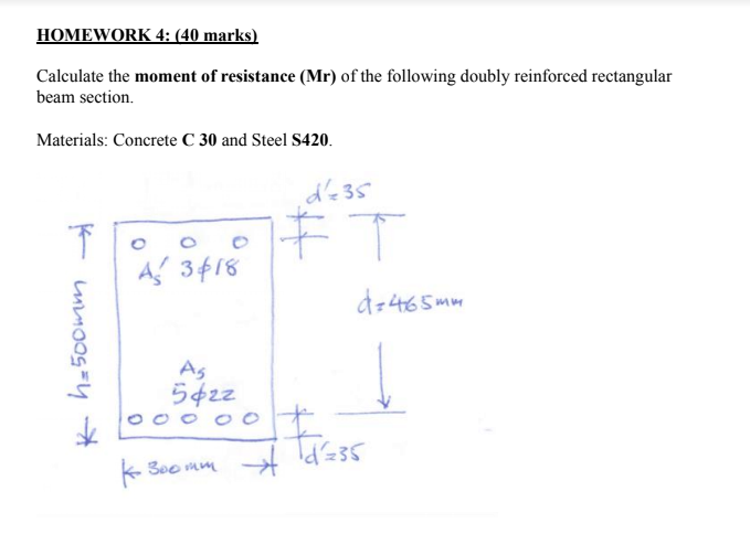 HOMEWORK 4 : ( 4 0 marks ) Calculate the moment