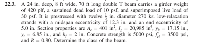 2 2 . 3 . A 2 4 in . deep, 8 ft wide, 7 0 ft long