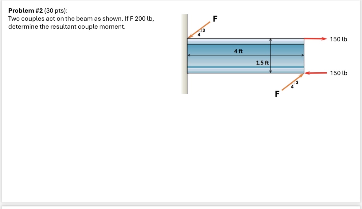 Problem # 2 ( 3 0 pts ) : Two couples act on the