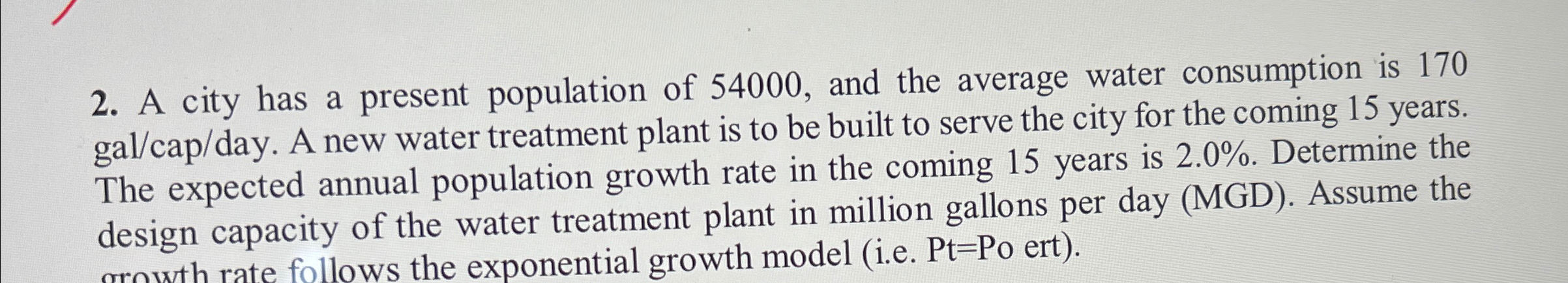 A city has a present population of 5 4 0 0 0 ,