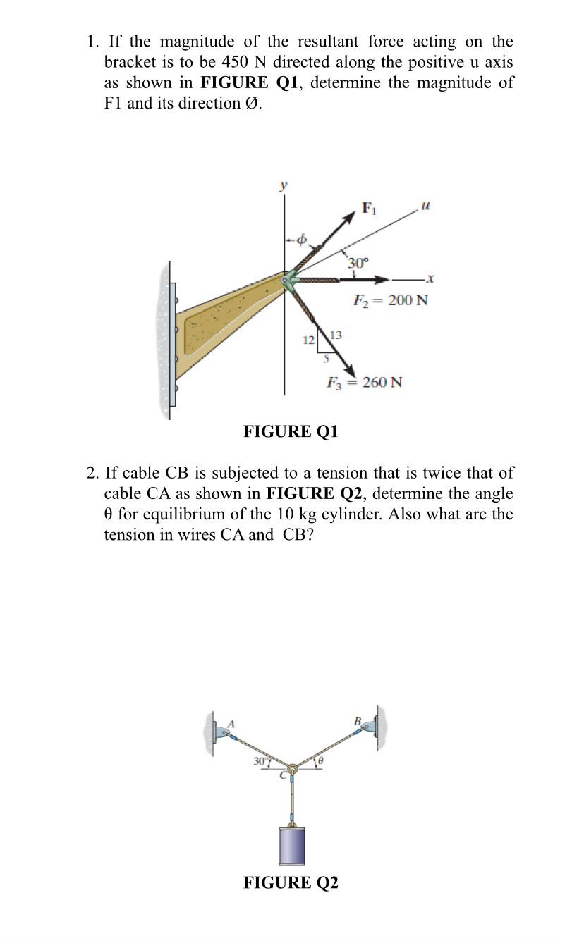 If the magnitude of the resultant force acting on