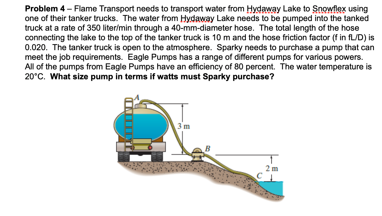 Problem 4 - Flame Transport needs to transport