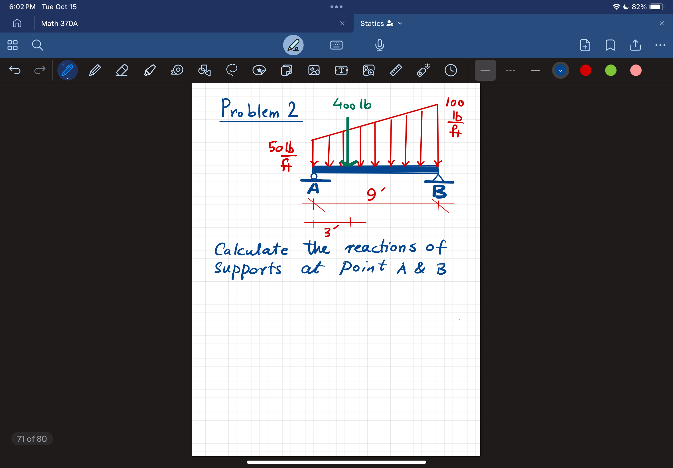 6 : 0 2 PM Tue Oct 1 5 8 2 % Math 3 7 0 A Statics