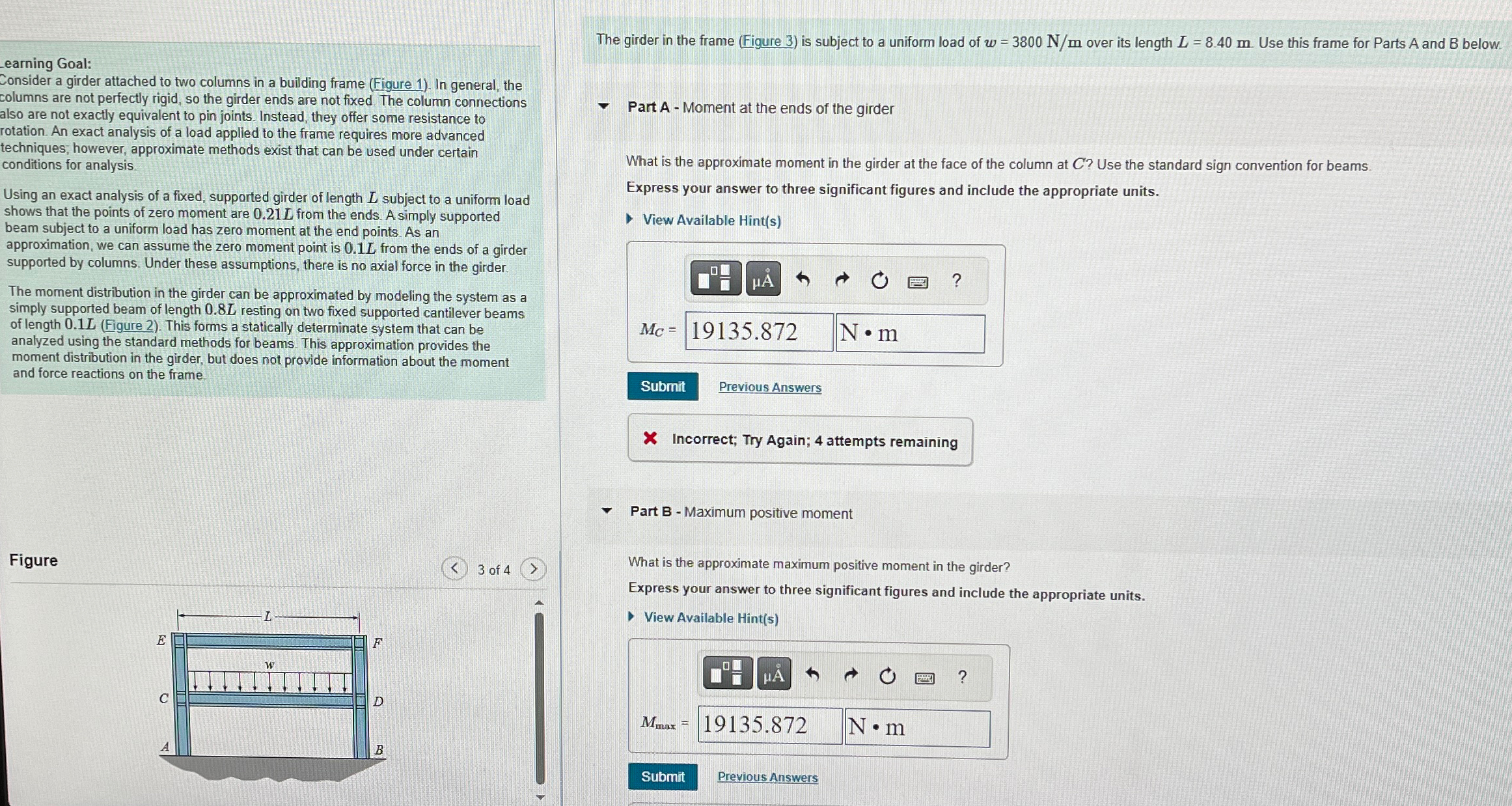 - earning Goal: Consider a girder attached to two