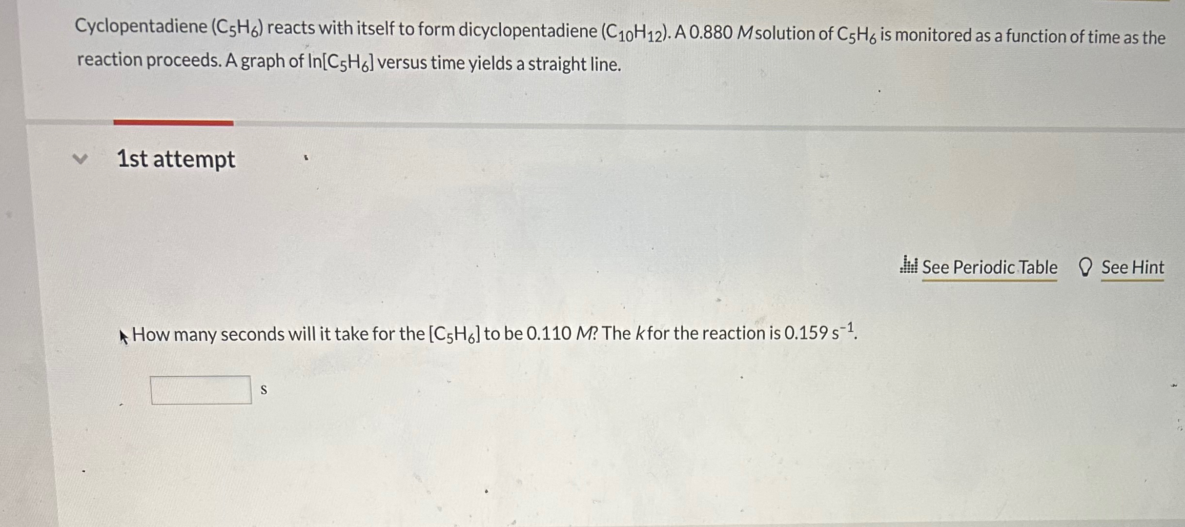 Cyclopentadiene (C_(5)H_(6)) reacts with itself