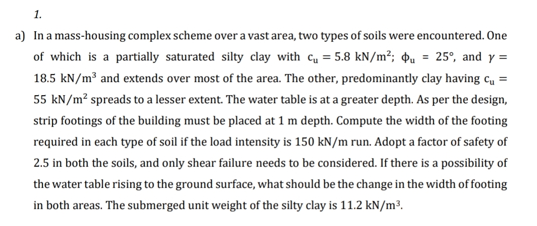 a ) In a mass - housing complex scheme over a
