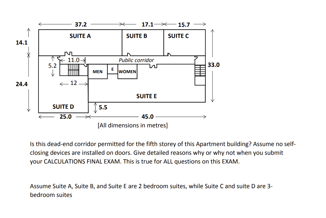 Is this dead - end corridor permitted for the
