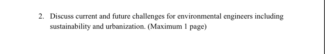 Discuss current and future challenges for