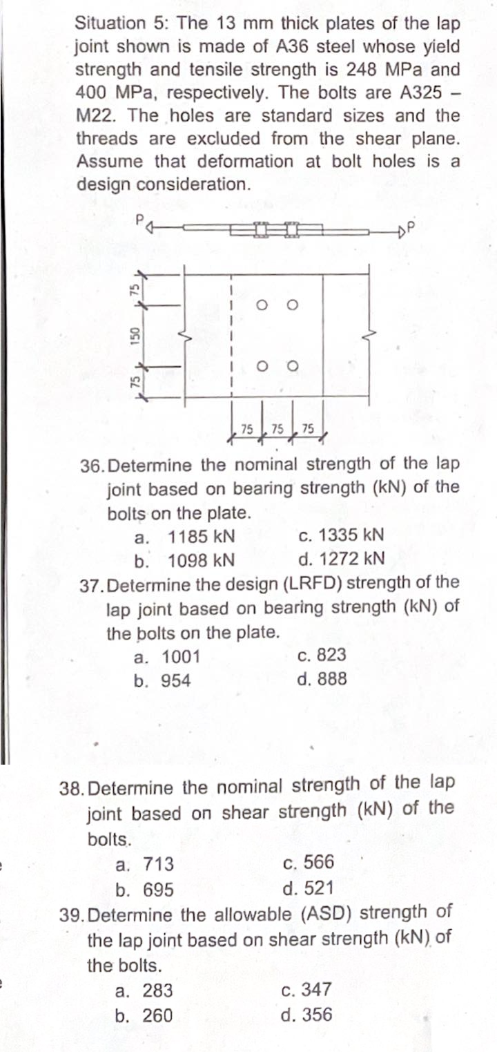 * * SHOW THE SOLUTION * * Situation 5 : The 1 3 m